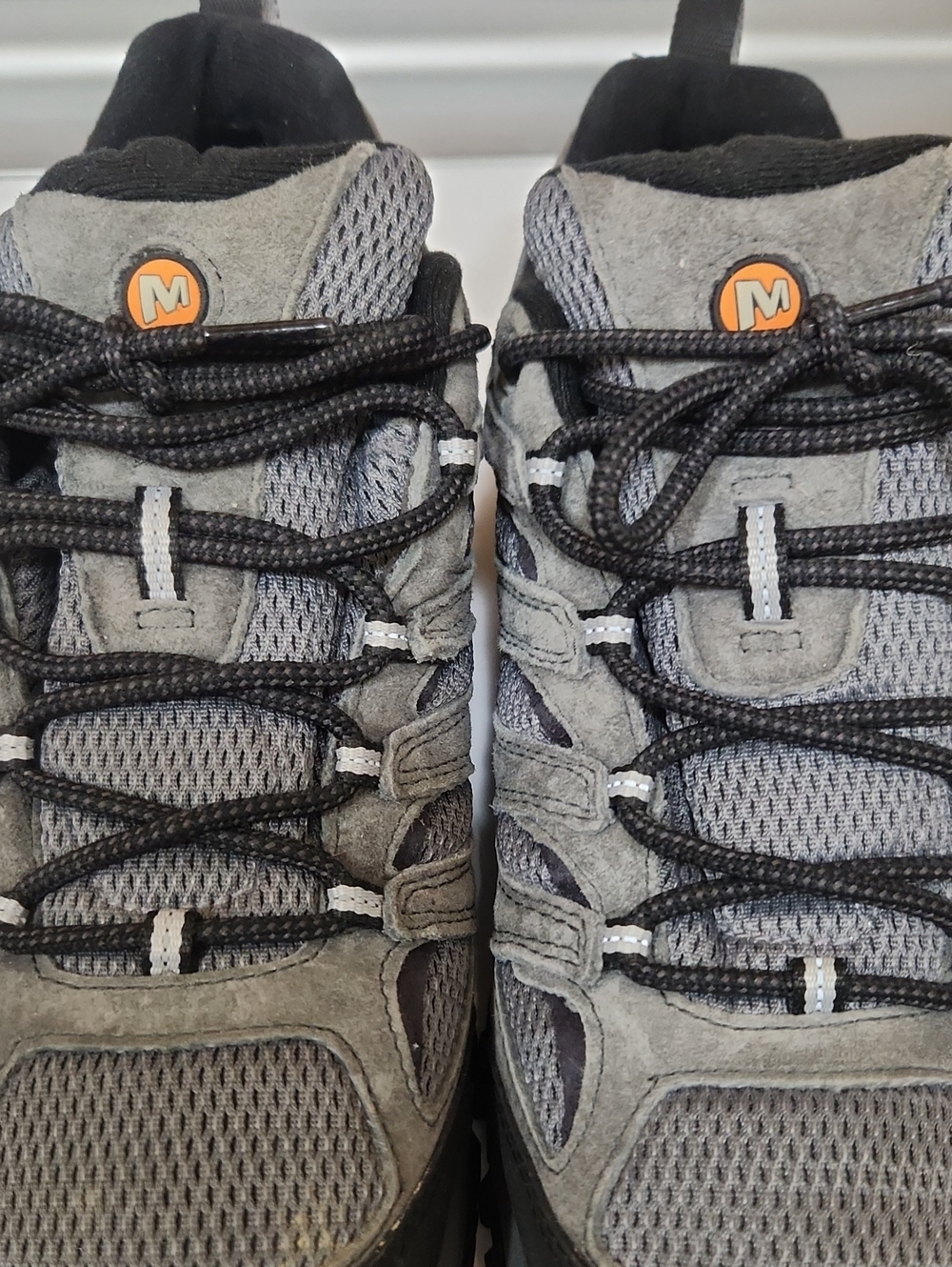 Merrell Moab 3 WP Waterproof Trail Hiking Shoes Granite Vibram Men's 12 - Picture 3 of 13
